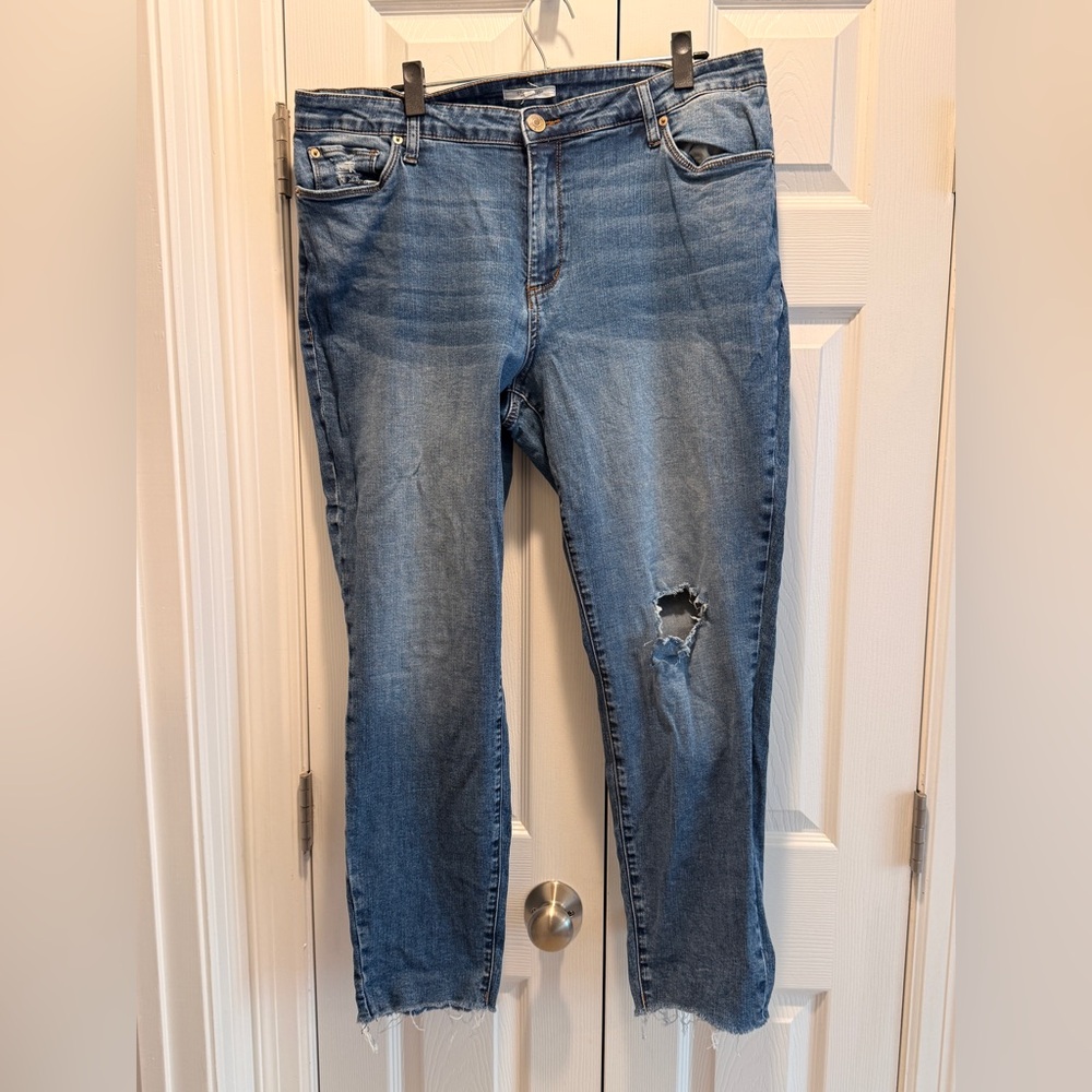 STS Distressed Skinny Blue Jeans 16